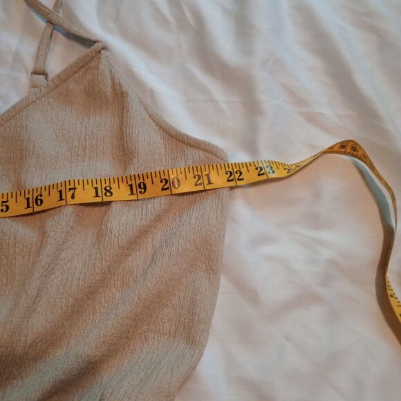 H&M XL Button Front Romper Adj Spaghetti Straps, Comfy Cruise Beach Resort - Picture 6 of 9